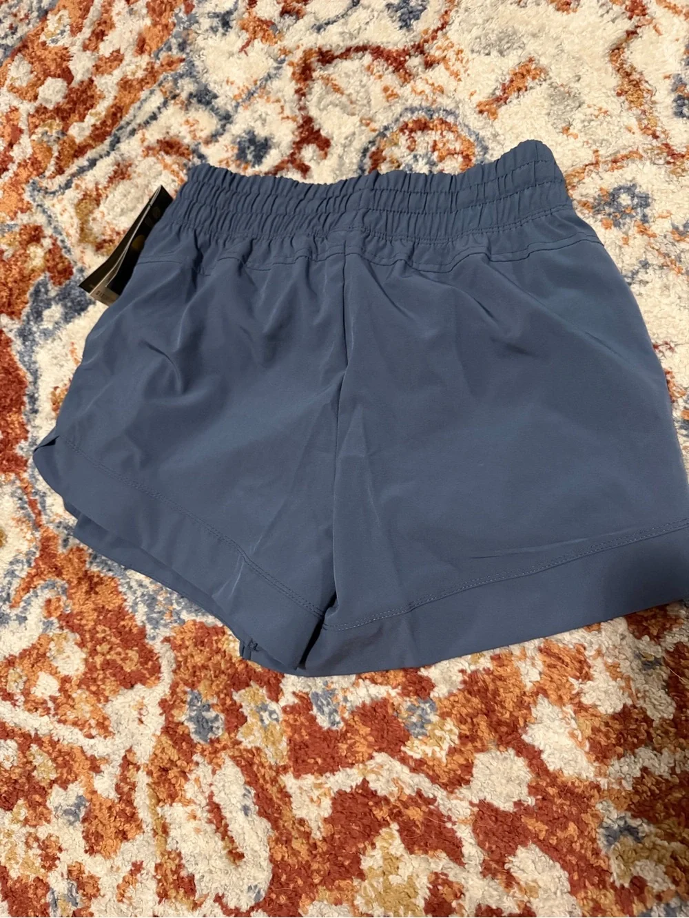 Women's Deep Blue Athletic Drawstring Shorts